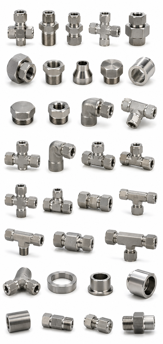 Ferrule instrumentation fittings