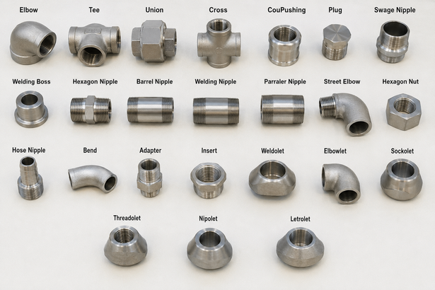 Forged socket weld and screwed fittings